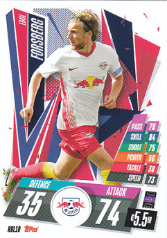 Emil Forsberg RB Leipzig 2020/21 Topps Match Attax CL #RBL10